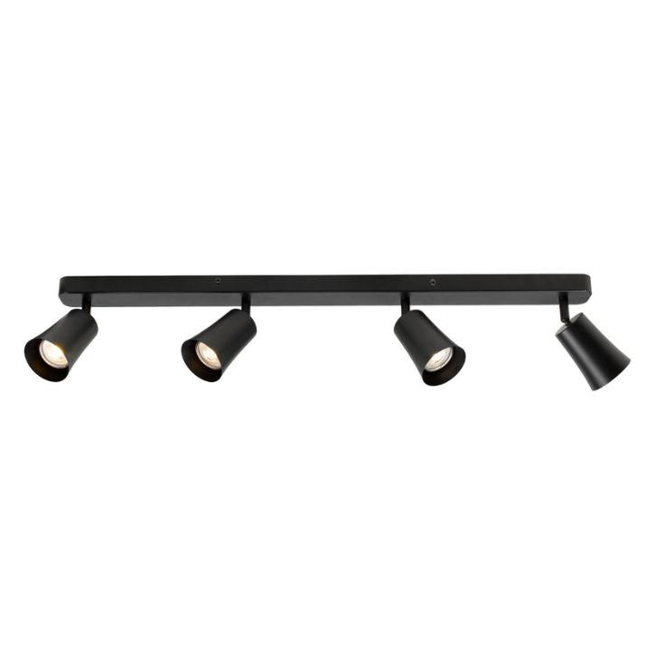 ALVEY 4 Light Ceiling Spot Light - Black