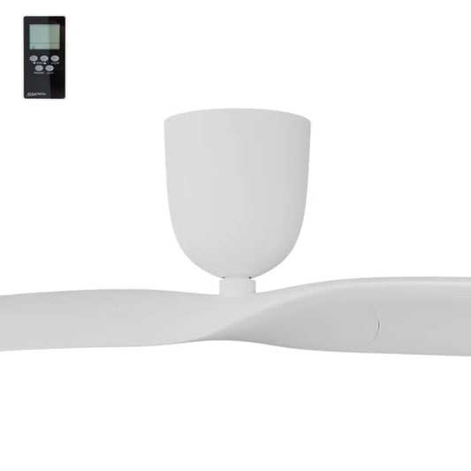 2 Blade 50" Aeratron AE2+ DC Ceiling Fan With Remote - White