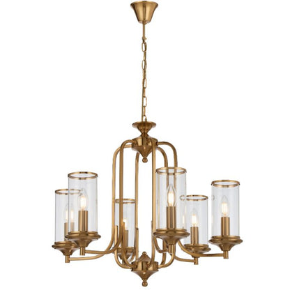 VELDEN 6 Pendant Light - Copper