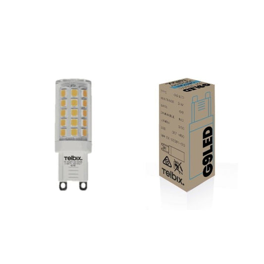G9 3W LED Globe Clear Non-Dimmable - 5000K