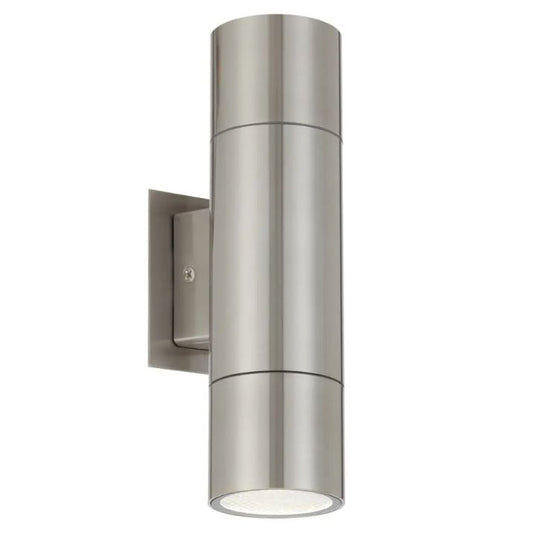 Walsh Twin Exterior Wall Light - Stainless Steel