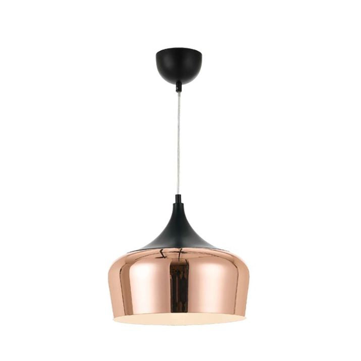 POLK 30CM Pendant Light – Black/Copper