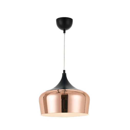 POLK 30CM Pendant Light – Black/Copper
