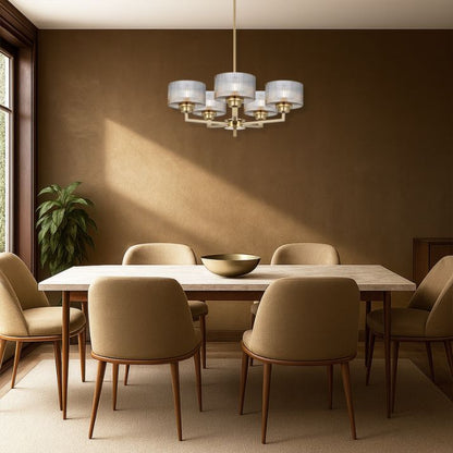 Moreno 5 Pendant Light - Antique Silver