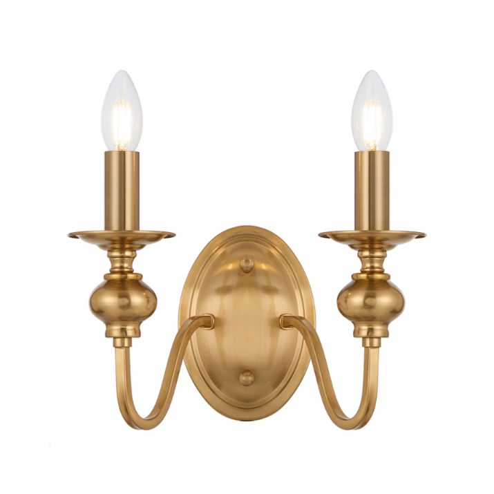 SIEDEL Twin Wall Light - Without Shade