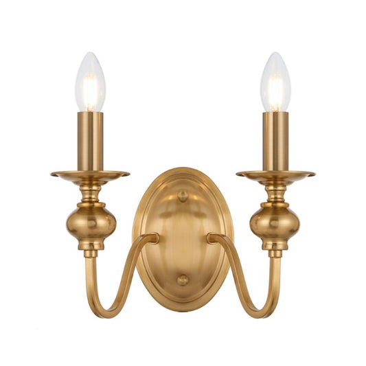 SIEDEL Twin Wall Light - Without Shade