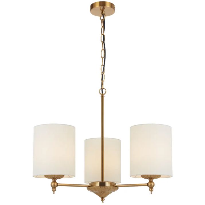 ARGOS 3 Pendant Light - Antique Gold/Ivory