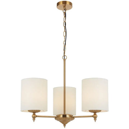 ARGOS 3 Pendant Light - Antique Gold/Ivory