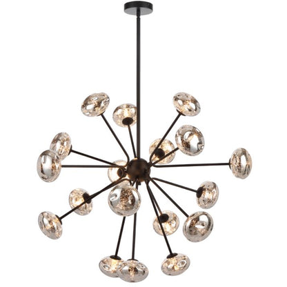 VARLIN 18 Pendant Light - Black/Smoke