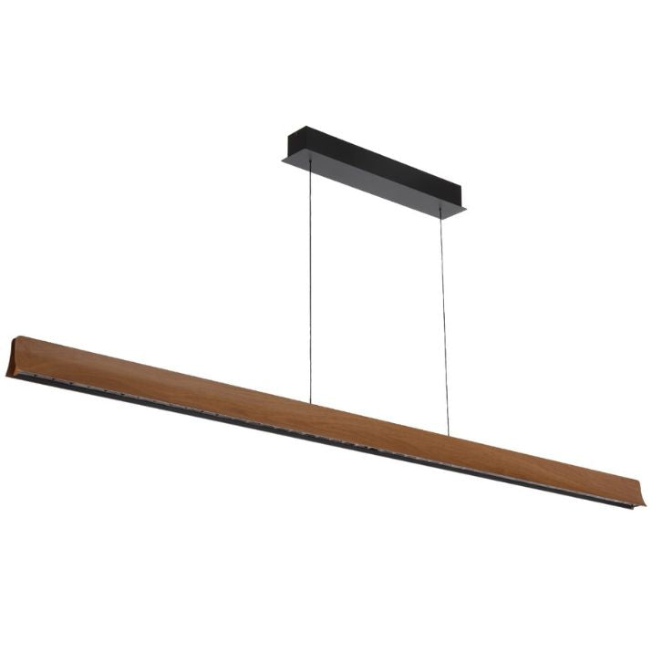 LUCID 180CM Linear Pendant Light - Wood