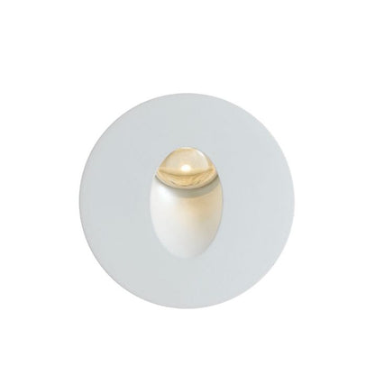 SNAP Round LED Stair Wall Light - White
