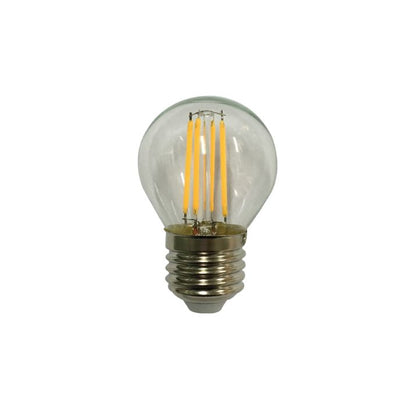 E27 G45 4W LED Fancy Round Filament Globe Clear Dimmable - 3000K