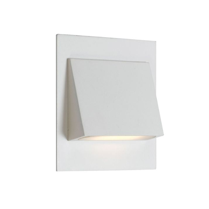 BREA Square LED Stair Wall Light White