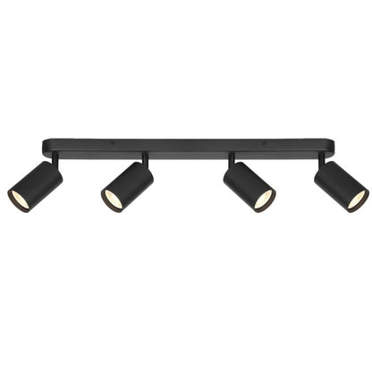PICARD 4 Light Ceiling Spotlight - Black