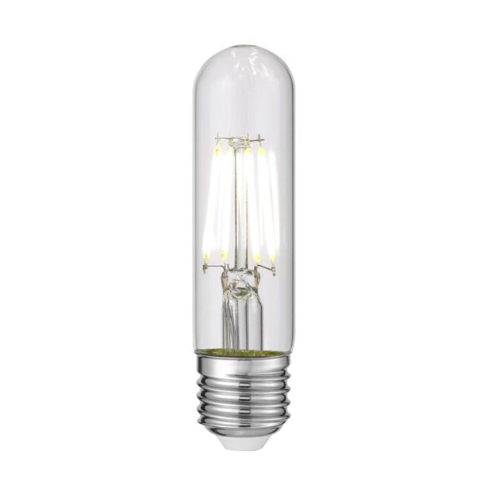 E27 T30 8W LED Tubular Filament Globe Clear Dimmable - 4000K