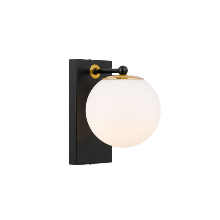 Marsten Wall Light - Black | Opal Matt
