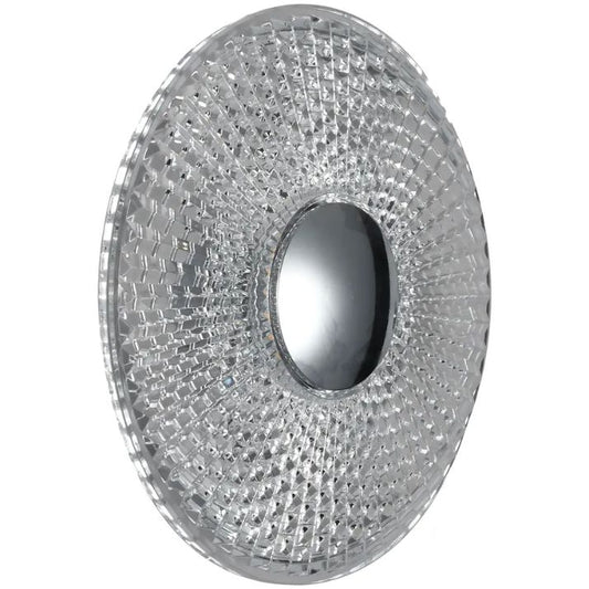 Calibo Bilby Crystalline 180mm Round LED Wall Light - Chrome