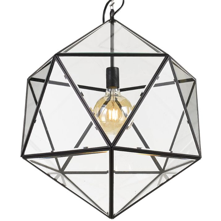 LAZLO 50CM Pendant Light Large - Black