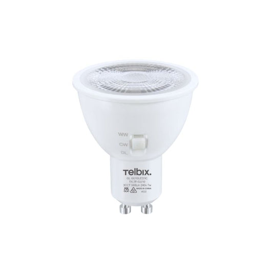 GU10 7W Focal Wide 38 Degree LED Globe 3CCT Non-Dimmable