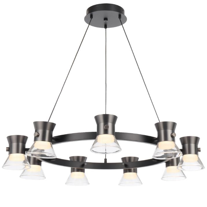 TIPICO 9 LED Pendant Light - Gun Metal