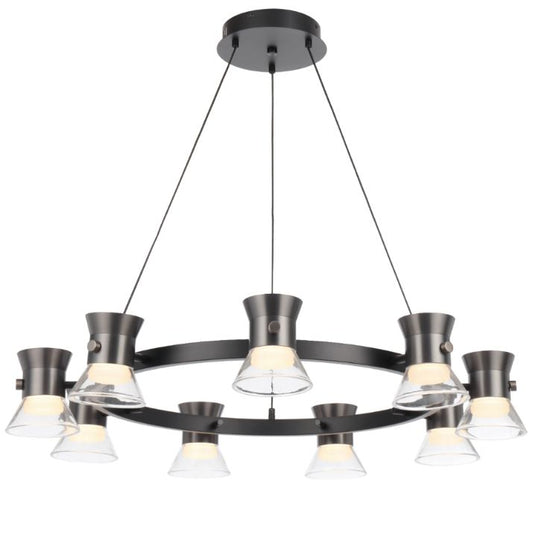 TIPICO 9 LED Pendant Light - Gun Metal