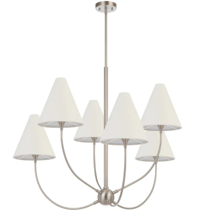 Farnix 6 Light Pendant - Nickel