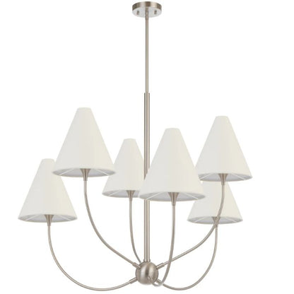 Farnix 6 Light Pendant - Nickel