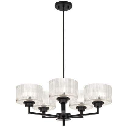 Moreno 5 Pendant Light - Black