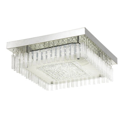 ANDELA SQUARE 30W Oyster Dimmable Ceiling Light - Chrome