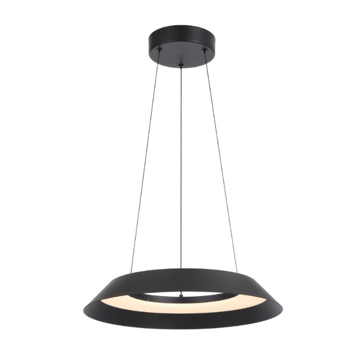 HOVIN 43CM LED Pendant Light Small - Black