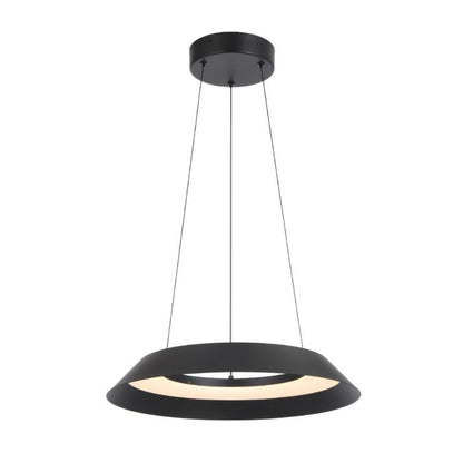 HOVIN 43CM LED Pendant Light Small - Black
