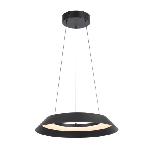 HOVIN 43CM LED Pendant Light Small - Black