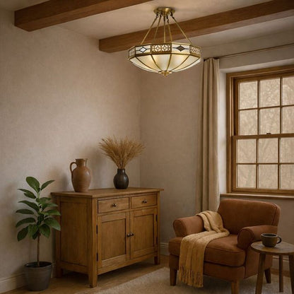 JAMES PENDANT LIGHT CTC Ceiling Light - Antique Brass