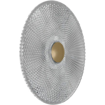 Calibo Bilby Crystalline 300mm Round LED Wall Light - Chrome