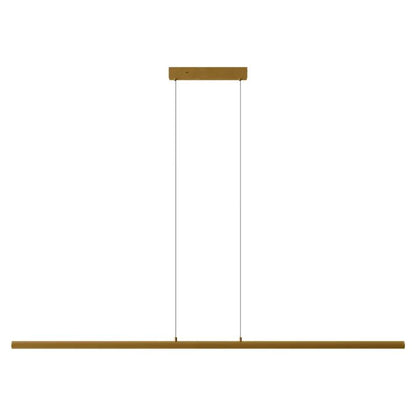 Calibo Aeris 1500mm Slimline Fluted LED Linear Pendant - Gold