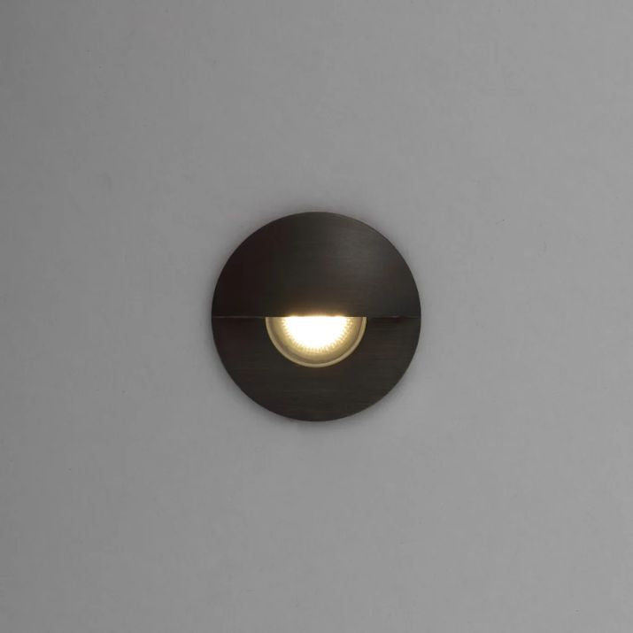 Halon Brass Step Light - Natural Brass