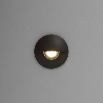Halon Brass Step Light - Natural Brass