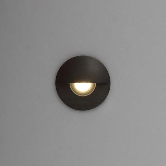 Halon Brass Step Light - Natural Brass