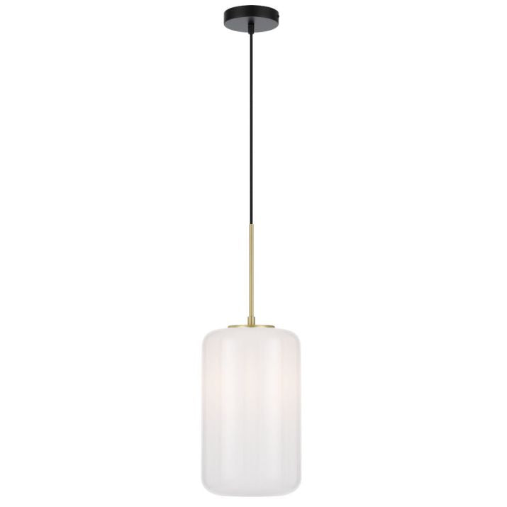 KOROVA Medium Pendant Light  - Brass Matt/Opal
