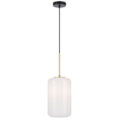 KOROVA Medium Pendant Light  - Brass Matt/Opal