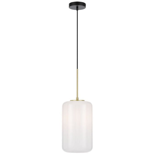 KOROVA Medium Pendant Light  - Brass Matt/Opal