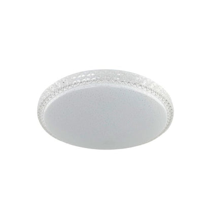 TEREZA 28CM 18W LED Oyster Step Dimmable Ceiling Light - White