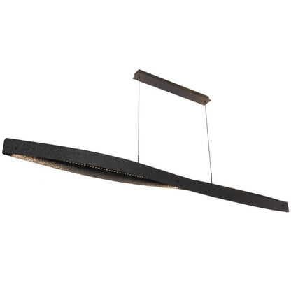 Arezzo 240cm Linear Pendant Light - Black