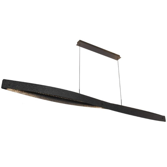 Arezzo 240cm Linear Pendant Light - Black