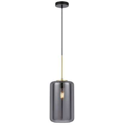 KOROVA Medium Pendant Light  - Brass Matt/Smoke