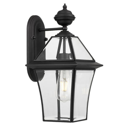 RYE 20CM Wall Light Solid Brass Small - Black