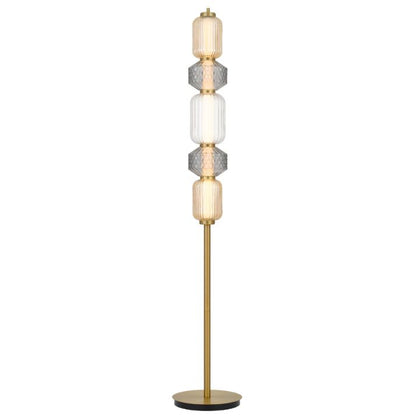 TORSO LED Floor Lamp - Brass