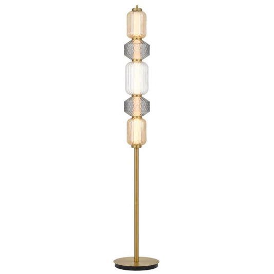 TORSO LED Floor Lamp - Brass