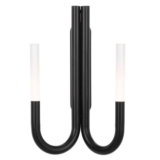 JOSHUA Large LED Wall Light - Black