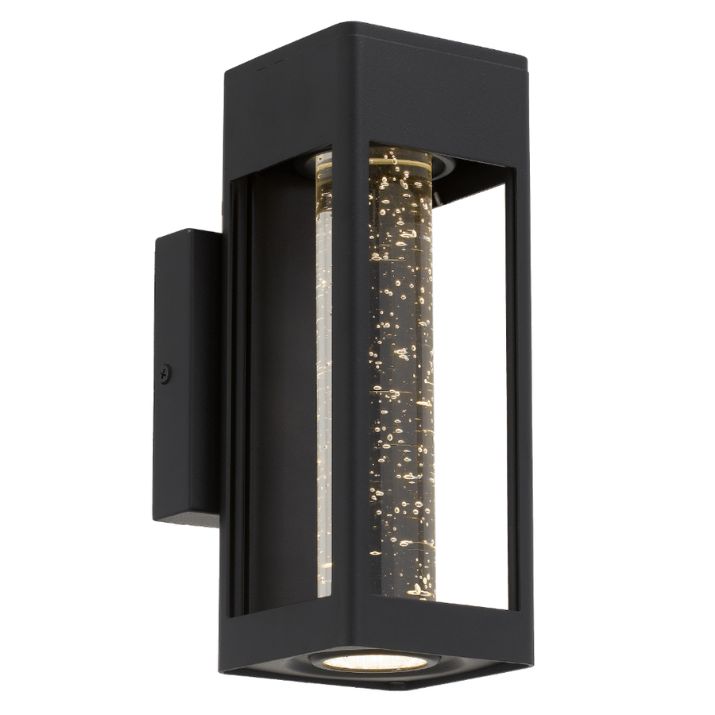HOLLIS 25 Exterior LED Wall Light - Black